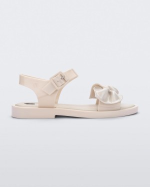 Beige Women's Melissa VIKTOR & ROLF Tie Mar Sandals | FQLM-73694 | USA