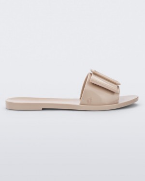 Biege Women's Melissa Babe Slides | WMBH-69480 | USA