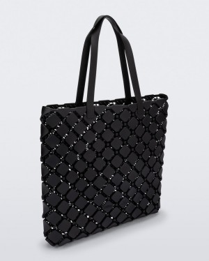 Black Women's Melissa HIKARU MATSUMURA Mogu Tote Bag | XPUB-45923 | USA