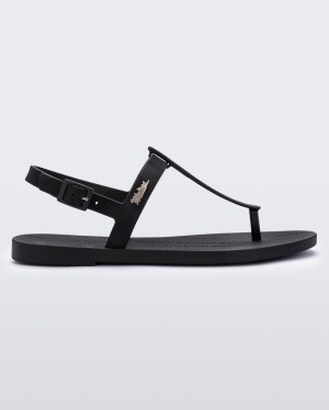 Black Women's Melissa Sun Ventura Sandals | JKRF-89241 | USA