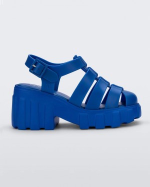 Blue Women's Melissa Megan Sandals | FJTZ-21634 | USA