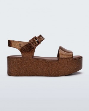 Brown Women's Melissa Mar Platform Sandals | WXGZ-39640 | USA