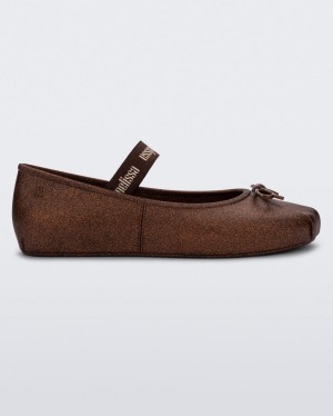 Brown Women's Melissa Sophie Flats | XNYI-35841 | USA