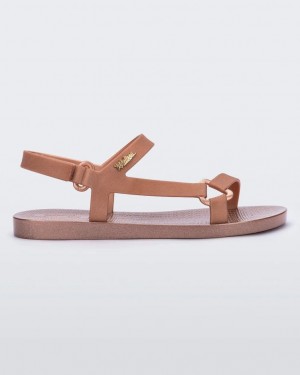 Brown Women's Melissa Sun Downtown Sandals | ZSOQ-42360 | USA