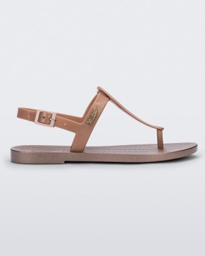 Brown Women's Melissa Sun Ventura Sandals | HWBS-72510 | USA