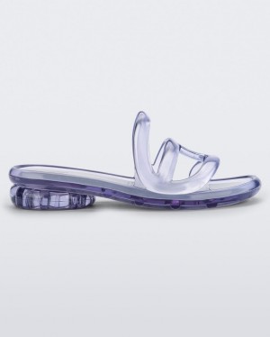 Grey Women's Melissa Telfar Jelly Slides | WQIU-04932 | USA