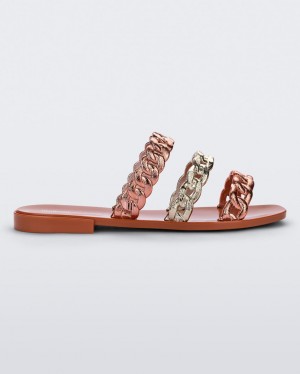 Orange Women's Melissa CAMILA COUTINHO Feel Slides | EPQH-75396 | USA