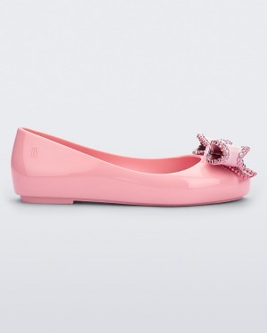 Pink Kids' Melissa Mini Sweet Love Flats | HVYB-53198 | USA