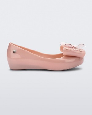 Pink Kids' Melissa Mini Ultragirl Star Flats | RUPX-32945 | USA