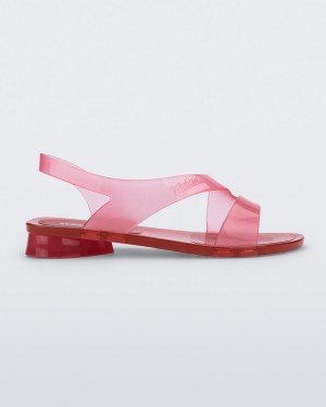 Pink Red Women's Melissa Paris Sandals | WKHV-46802 | USA