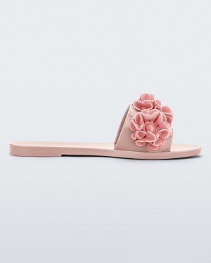 Pink Women's Melissa Babe Springtime Slides | RNFT-07418 | USA