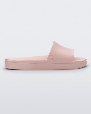 Pink Women's Melissa Beach Slides | MPVQ-30756 | USA