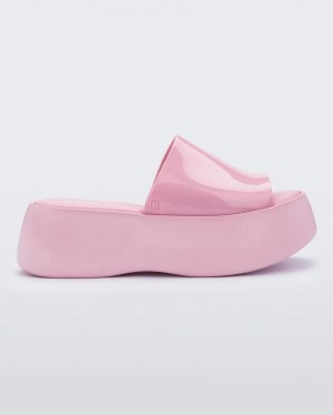 Pink Women's Melissa Becky Slides | IOXR-53108 | USA