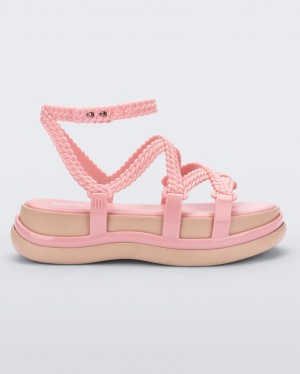 Pink Women's Melissa Buzios Sandals | UMED-38924 | USA