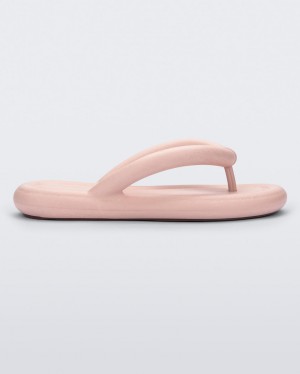 Pink Women's Melissa Free Flip Flops | ILUG-12806 | USA