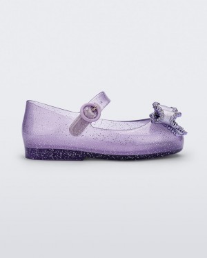 Purple Baby Melissa Mini Sweet Love Flats | XCTA-24685 | USA