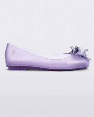 Purple Kids' Melissa Mini Sweet Love Flats | KQBN-59046 | USA