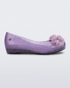 Purple Kids' Melissa Mini Ultragirl Springtime Flats | CVFM-21697 | USA