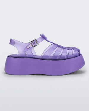 Purple Women's Melissa Possession Platform Sandals | VXDH-67512 | USA