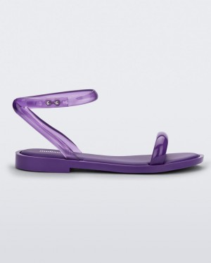 Purple Women's Melissa Wave Sandals | ULFW-62704 | USA