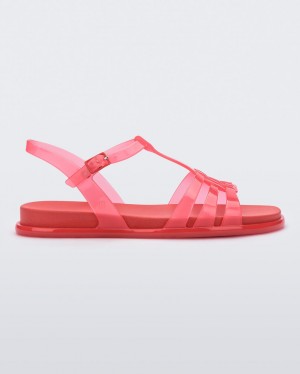 Red Women's Melissa Party Sandals | FSBL-29536 | USA