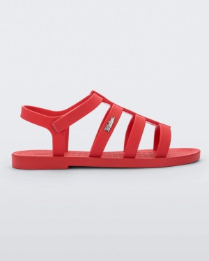 Red Women's Melissa Sun Rodeo Sandals | HVXJ-24870 | USA