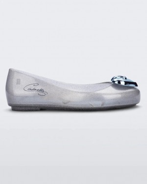 Silver Kids' Melissa Mini Disney Sweet Love Princess Flats | VJPK-09523 | USA