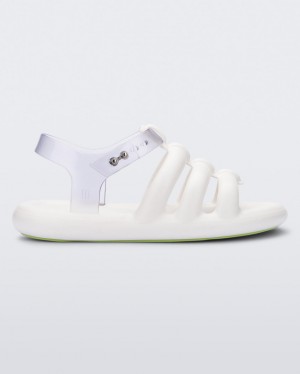 White Women's Melissa Freesherman Sandals | VMAW-29803 | USA