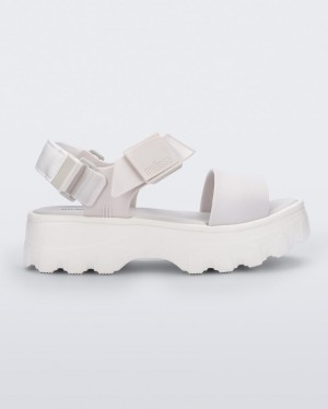 White Women's Melissa Kick Off Sandals | WKFX-31495 | USA