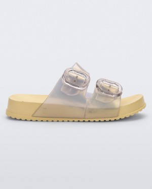 Yellow Kids' Melissa Mini Cozy Slides | LIZQ-61893 | USA