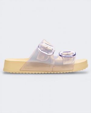 Yellow Women's Melissa Cozy Slides | MAWI-70982 | USA