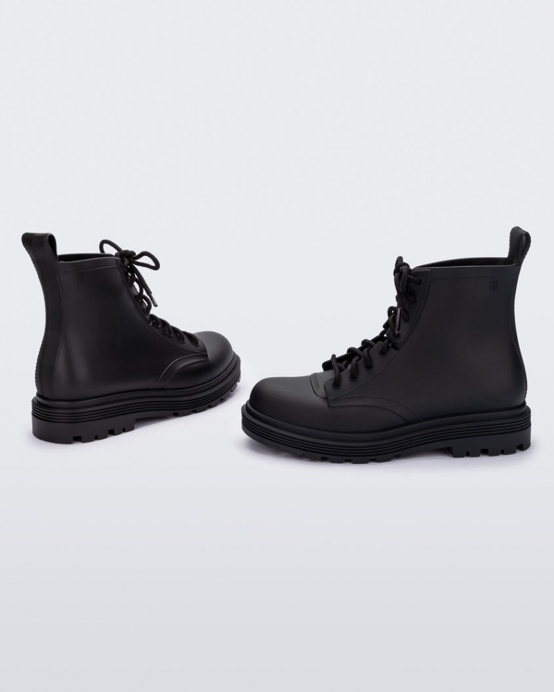 Black Kids' Melissa Mini Coturno Boots | ALGQ-07319 | USA