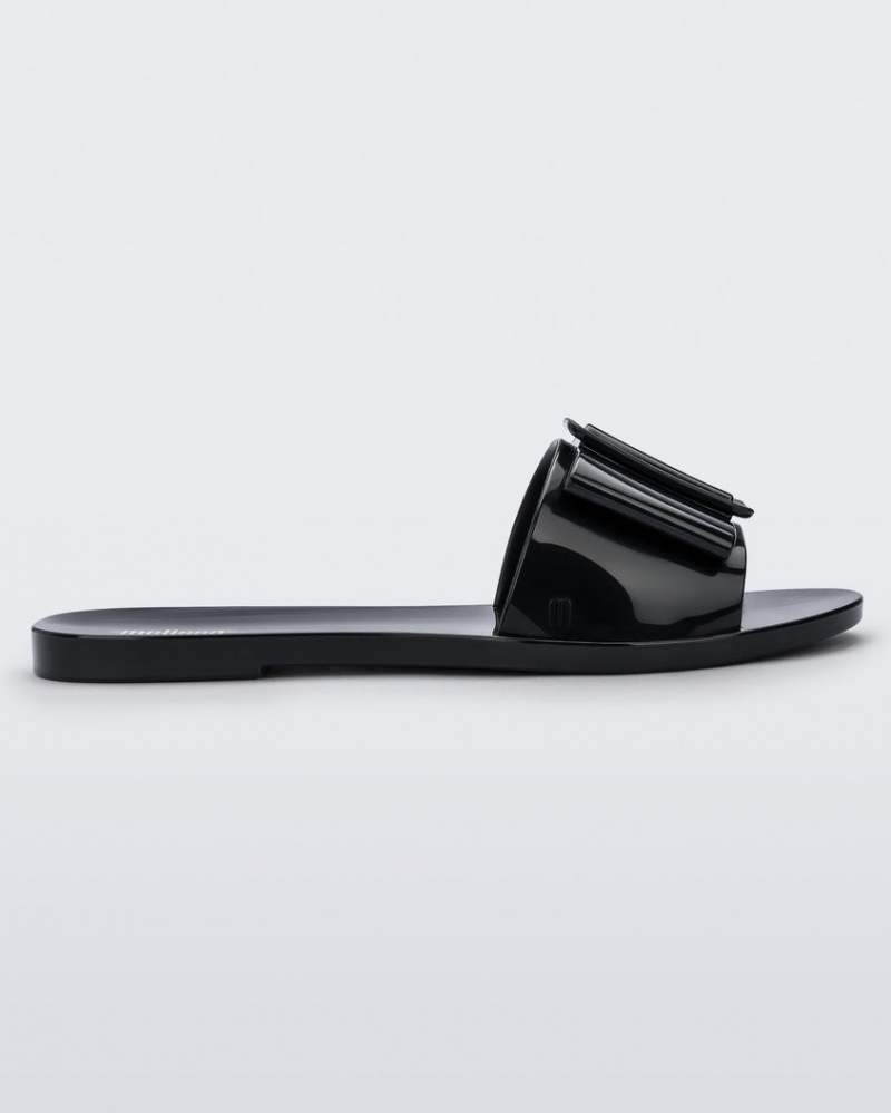 Black Women\'s Melissa Babe Slides | LHVJ-56017 | USA