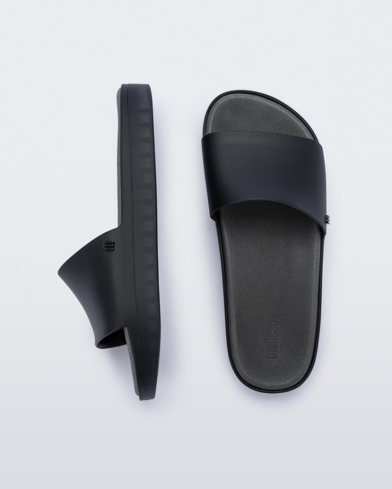 Black Women's Melissa Beach Slides | QIYE-16235 | USA