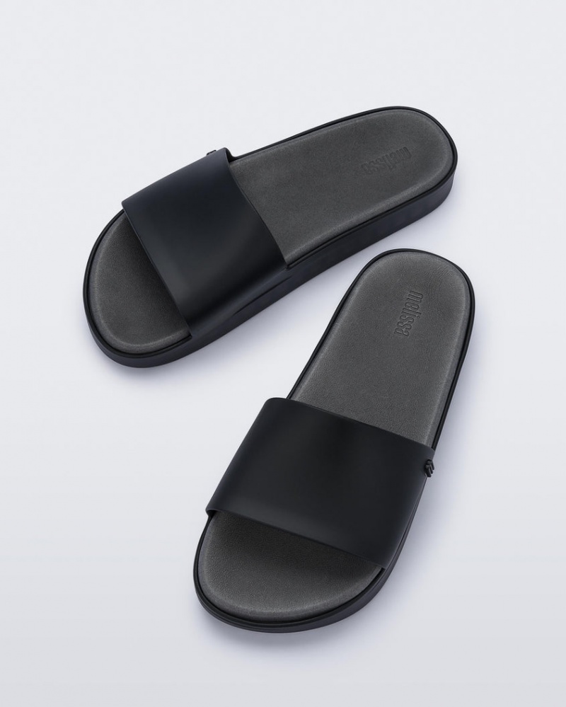 Black Women's Melissa Beach Slides | QIYE-16235 | USA