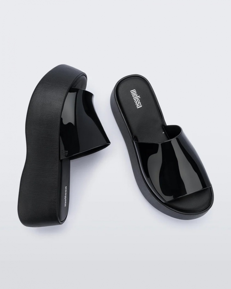 Black Women's Melissa Becky Slides | VLQB-57436 | USA