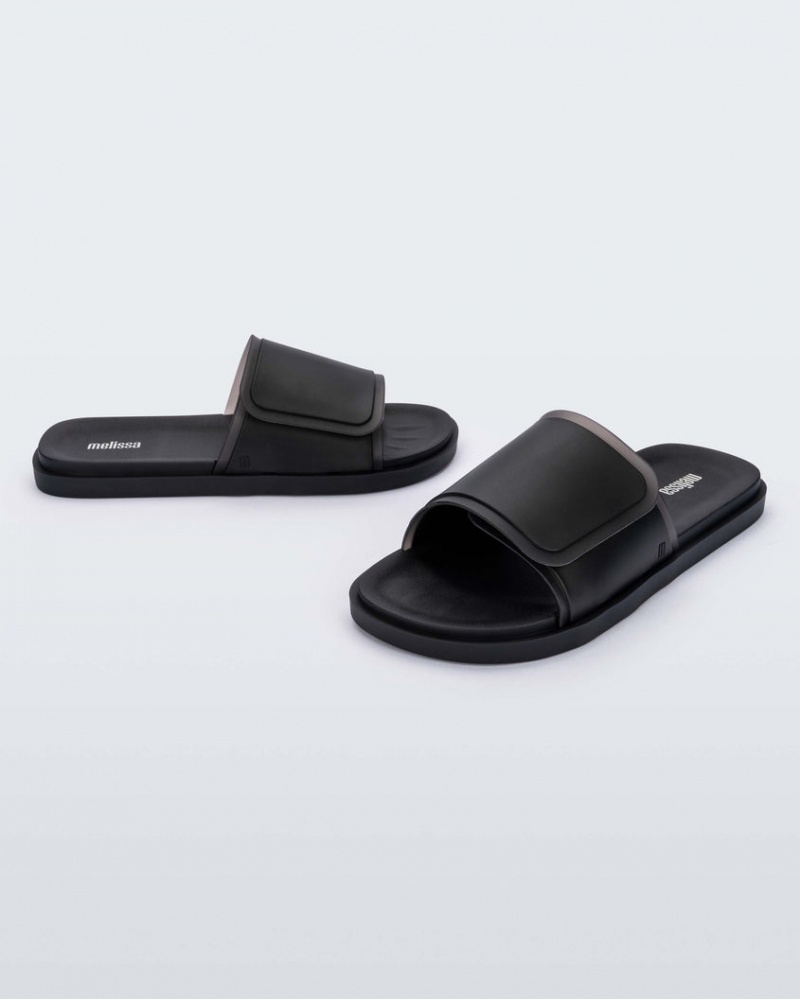 Black Women's Melissa Brave Slides | BSCU-01647 | USA