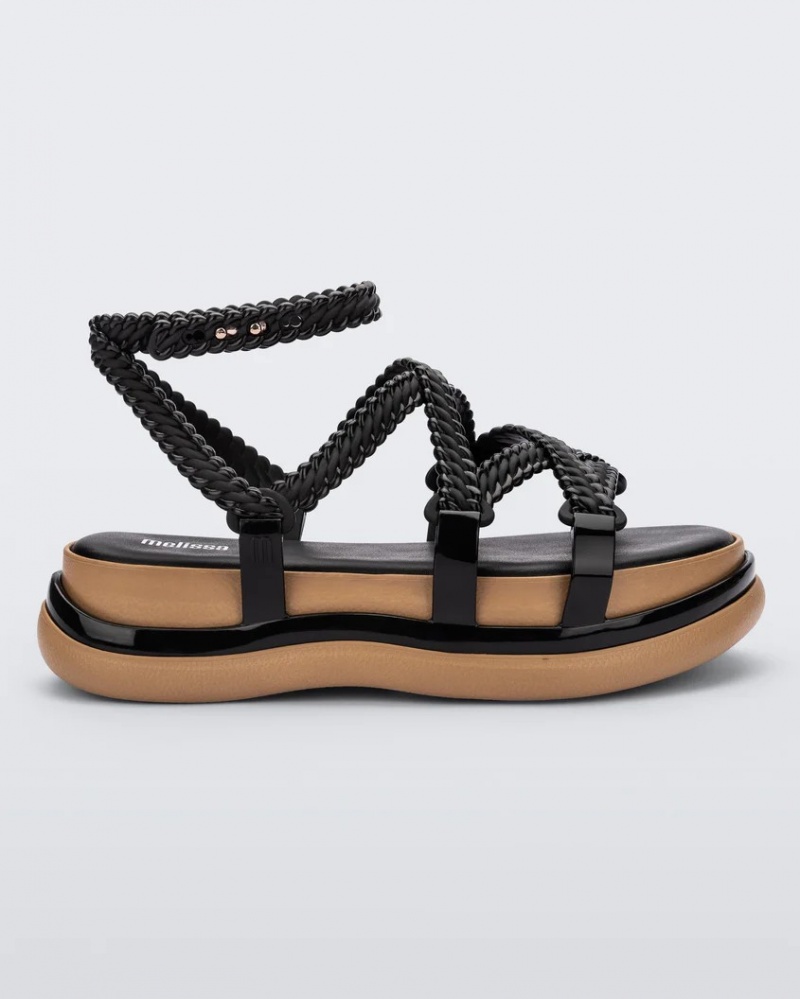 Black Women\'s Melissa Buzios Sandals | KROX-32801 | USA