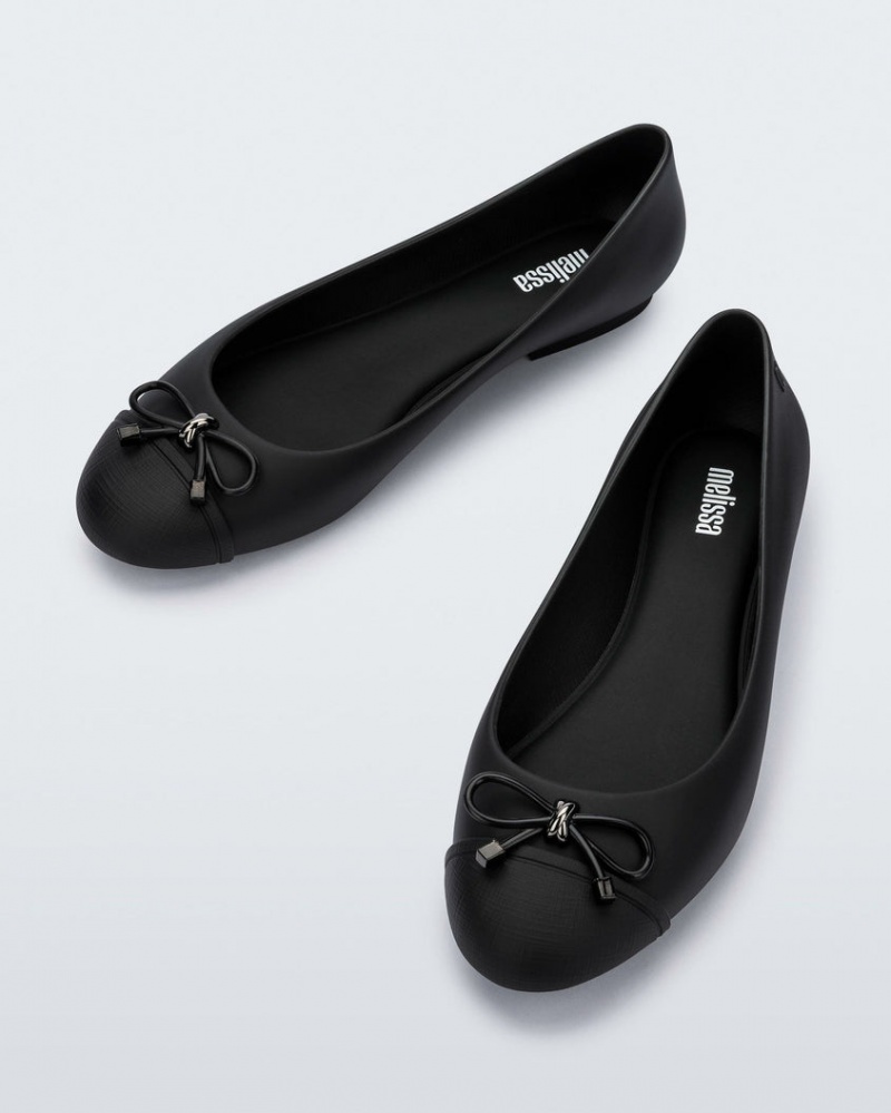 Black Women's Melissa Doll Flats | TDZR-48631 | USA