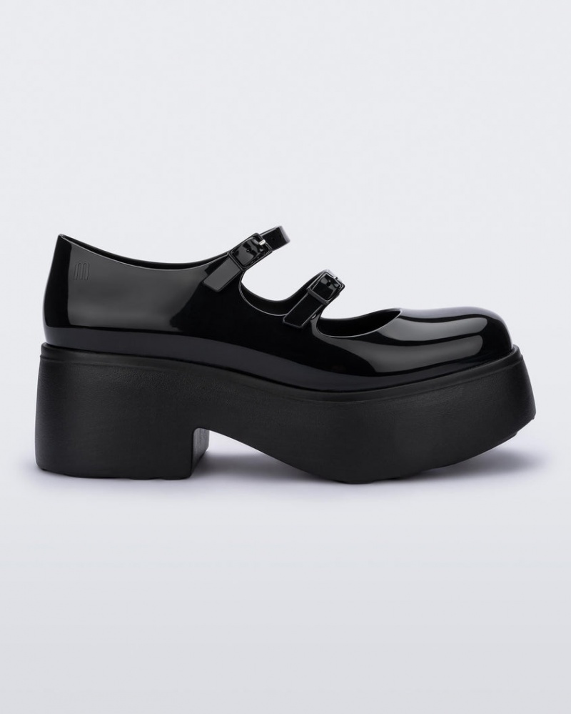 Black Women\'s Melissa Farah Platforms | KYOU-65832 | USA