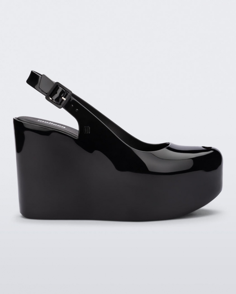 Black Women\'s Melissa Groovy Platforms | XRGO-47962 | USA