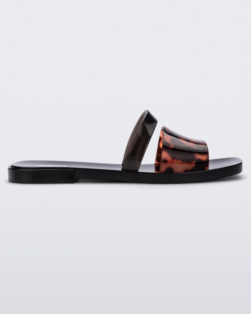 Black Women\'s Melissa Ivy Slides | DJFO-47120 | USA