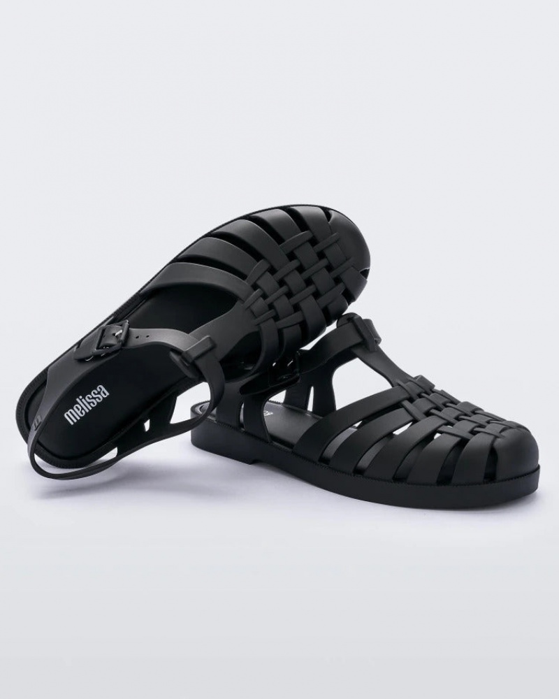 Black Women's Melissa Possession Sandals | HWFV-68271 | USA