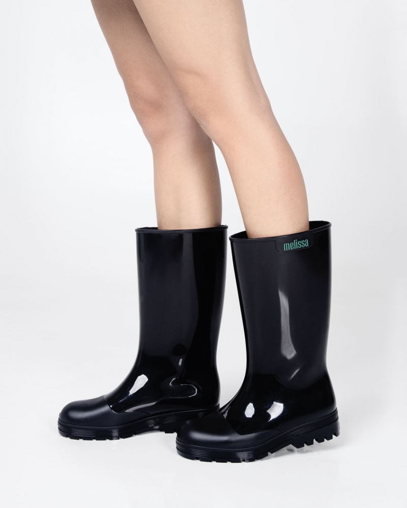 Black Women's Melissa Welly Boots | FEVD-25637 | USA