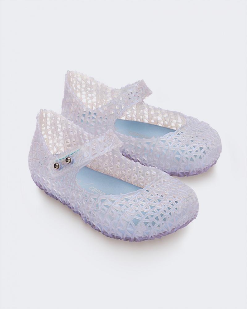 Blue Baby Melissa Mini Campana Flats | ZOTP-13862 | USA