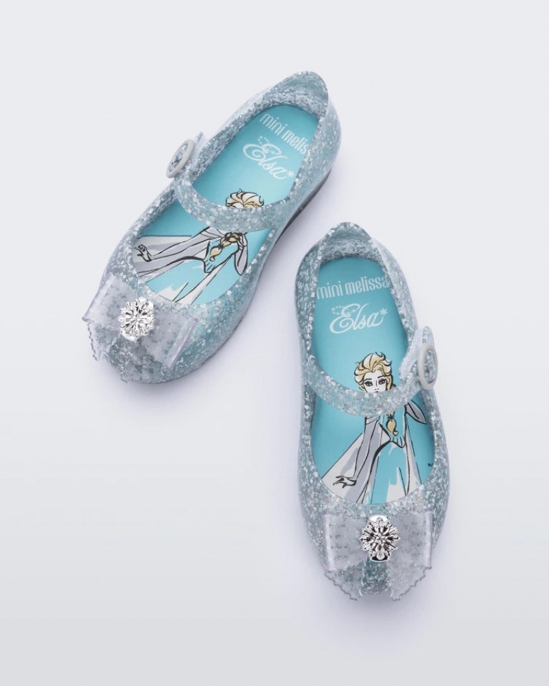 Blue Baby Melissa Mini Disney Sweet Love Princess Flats | XKJM-21795 | USA