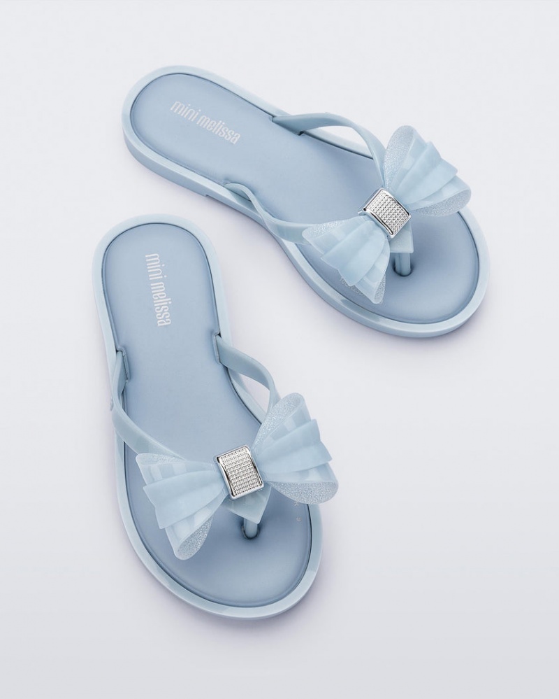 Blue Kids' Melissa Mini Flip Flops | GRFI-40712 | USA