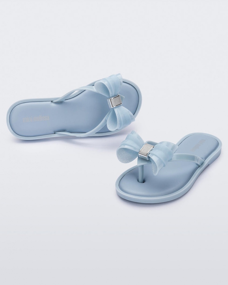 Blue Kids' Melissa Mini Flip Flops | GRFI-40712 | USA