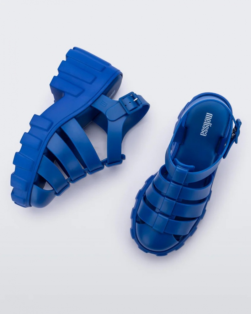 Blue Women's Melissa Megan Sandals | FJTZ-21634 | USA