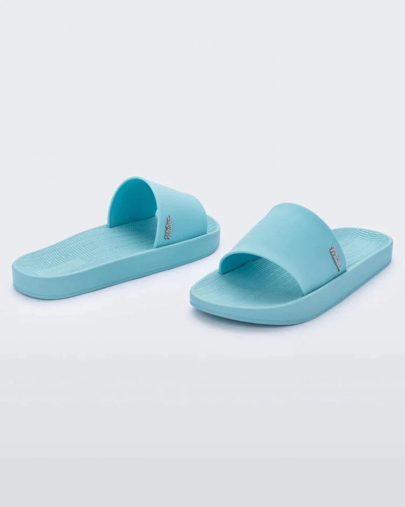 Blue Women's Melissa Sun Sunset Slides | PAXC-19864 | USA